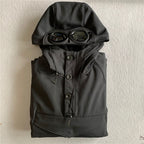 Hooded Jacket with Integrated Goggles