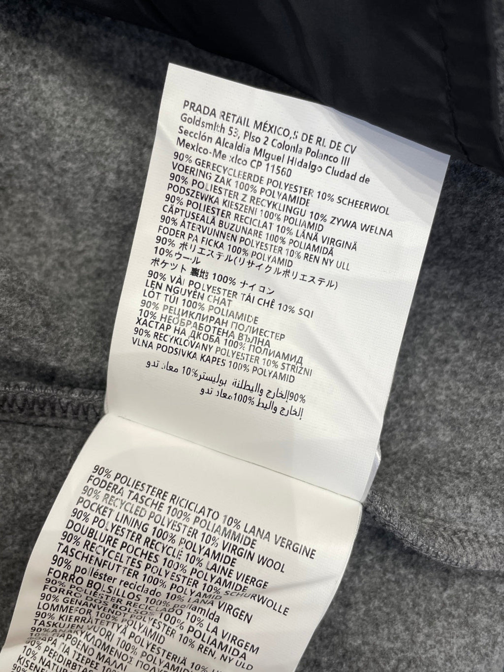 Grey Fleece Zip Jacket