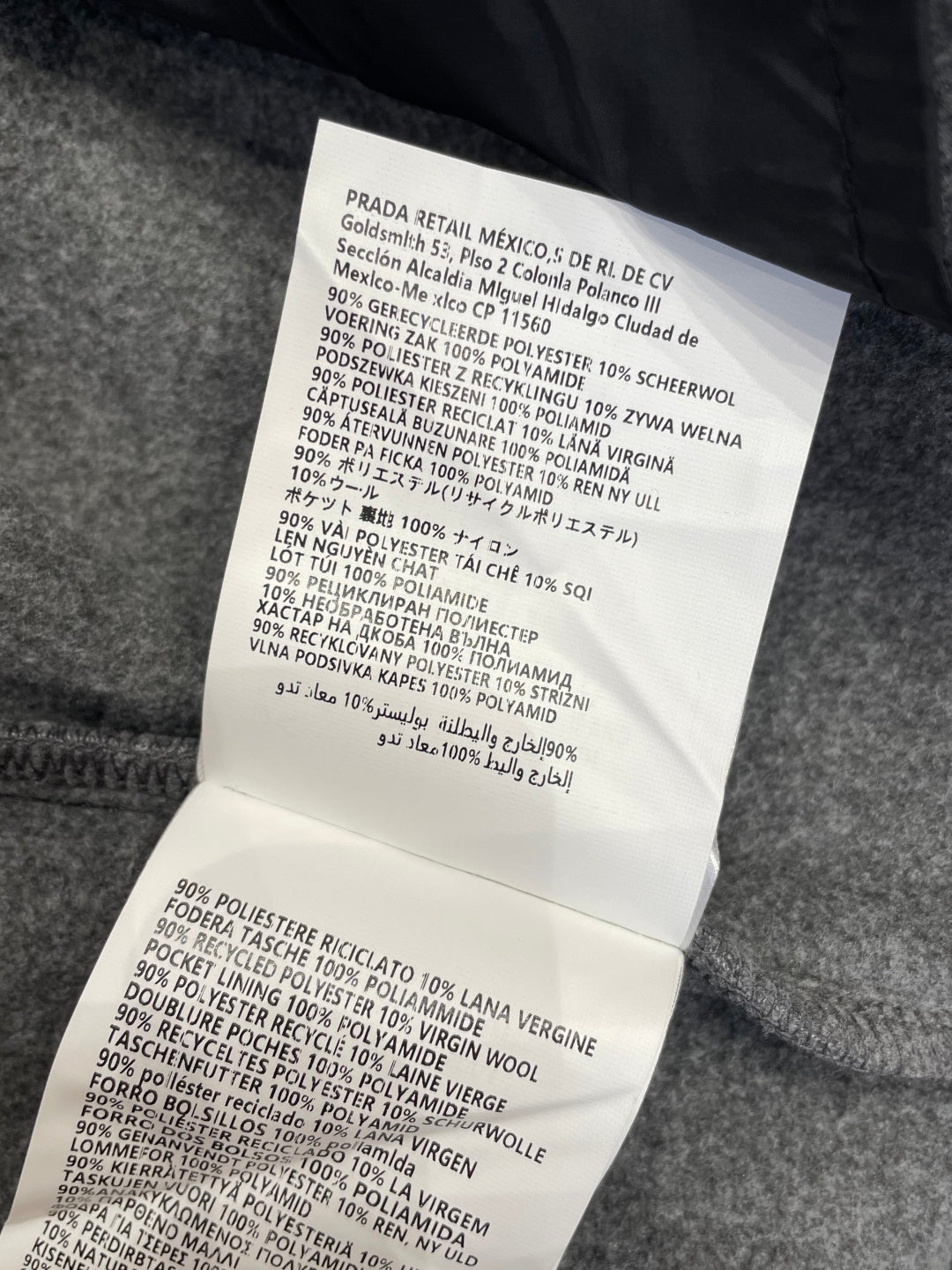 Grey Fleece Zip Jacket