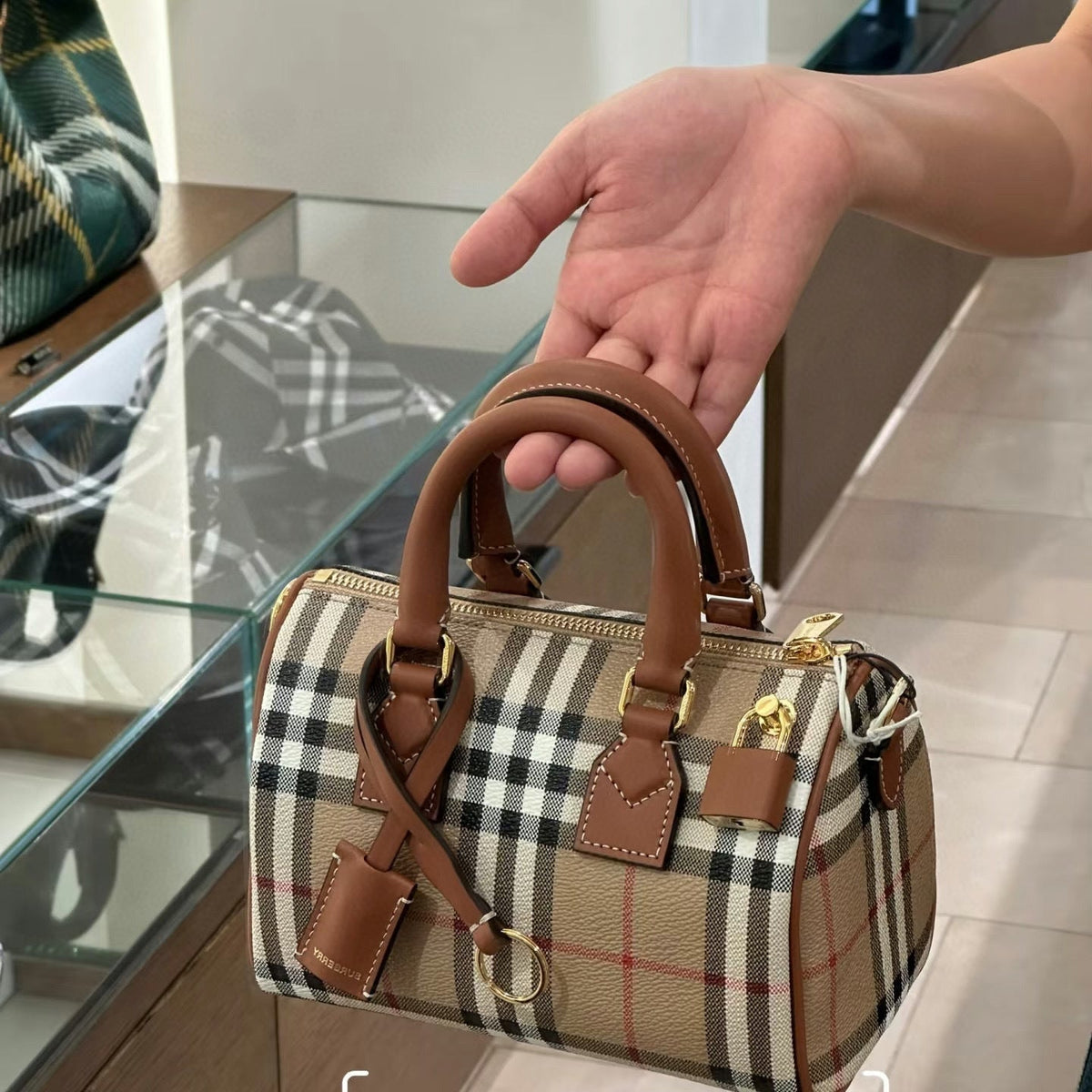 Mini Structured Top-Handle Bag