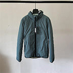 Hooded Puffer Jacket with Integrated Goggles