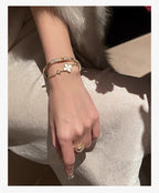 Pavé Screw Bangle Bracelet