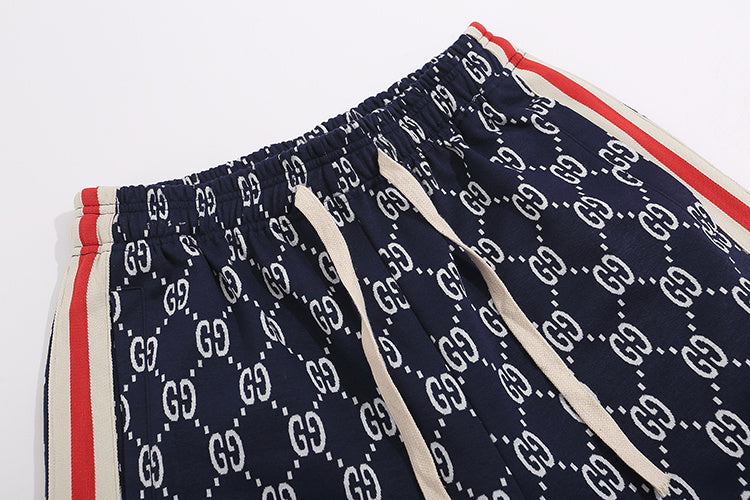 Monogram Drawstring Shorts