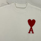 Heart Logo Knit Sweater