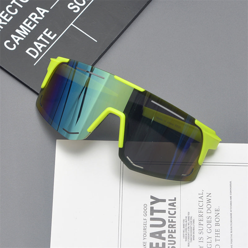 Oversized Shield Sports Sunglasses
