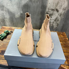 Beige Sock Sneakers