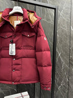 Puffer Jacket – Burgundy