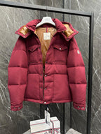 Puffer Jacket – Burgundy