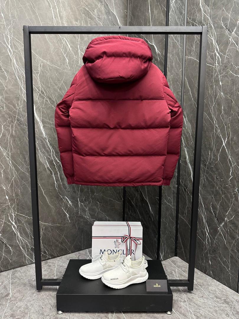 Puffer Jacket – Burgundy