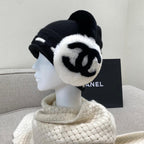 Scarf+Earmuffs+Beanie Set CC