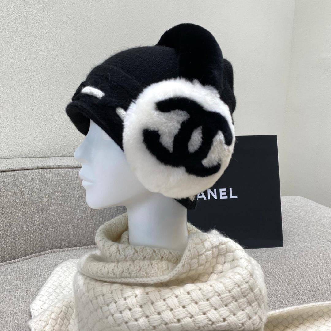Scarf+Earmuffs+Beanie Set CC