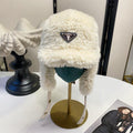 Knit Wool Fur Beanie