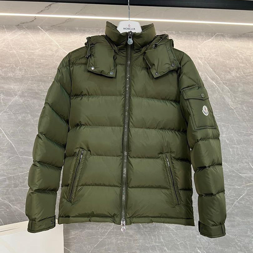 Classic Olive Puffer Jacket