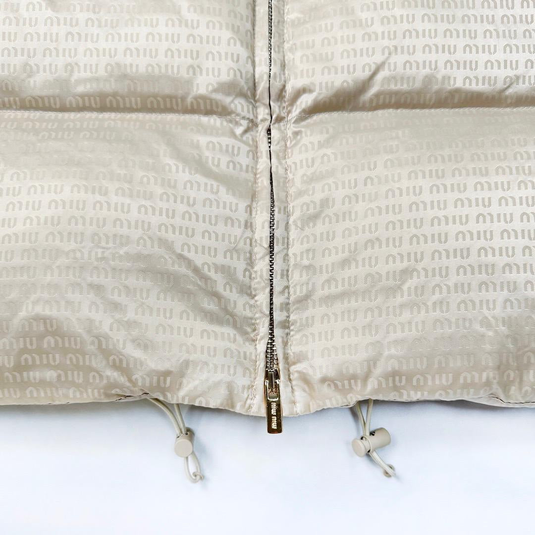Cream Puffer Jacket
