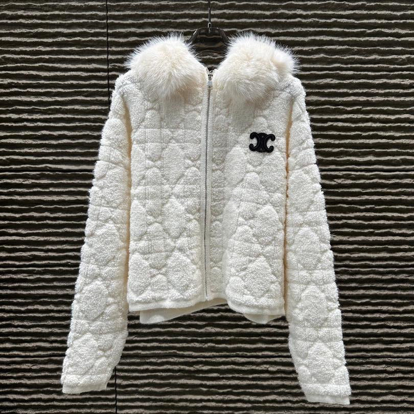 Quilted Fur Collar Jacket