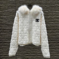 Quilted Fur Collar Jacket