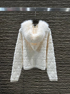 Quilted Fur Collar Jacket