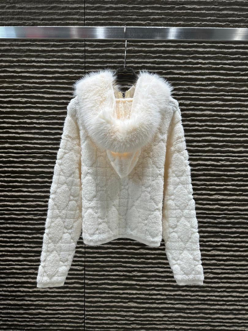 Quilted Fur Collar Jacket