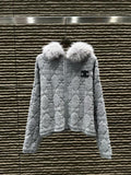 Quilted Fur Collar Jacket