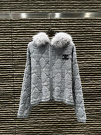 Quilted Fur Collar Jacket