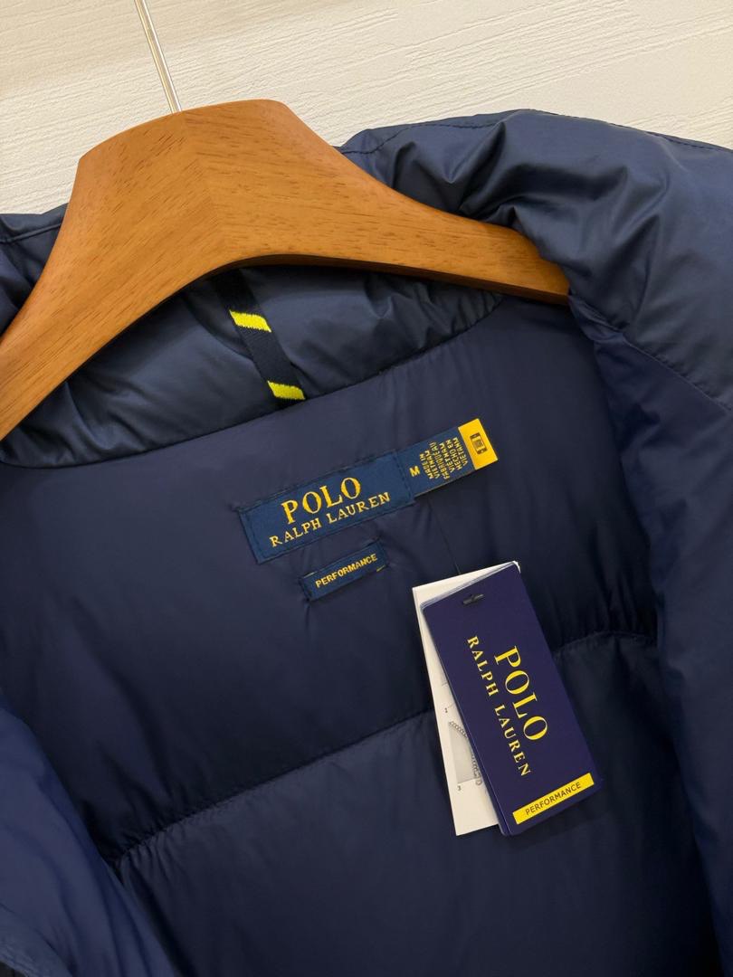 Navy Hooded Puffer Jacket