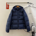 Navy Hooded Puffer Jacket