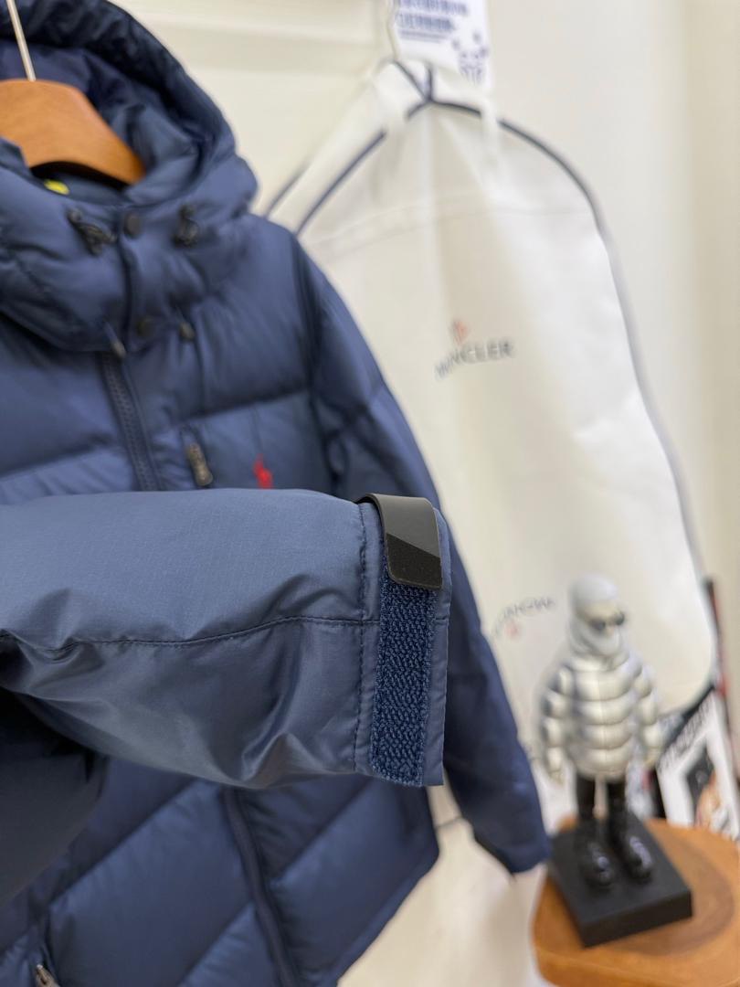 Navy Hooded Puffer Jacket