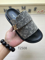 Men Monogram Slides