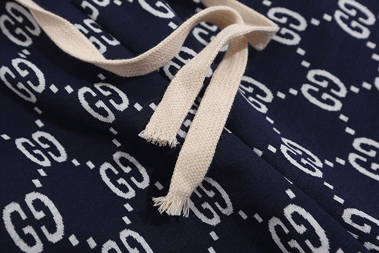 Monogram Drawstring Shorts