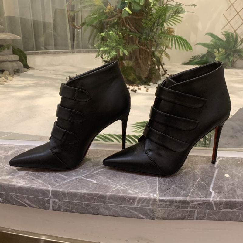 Leather Strap Boots