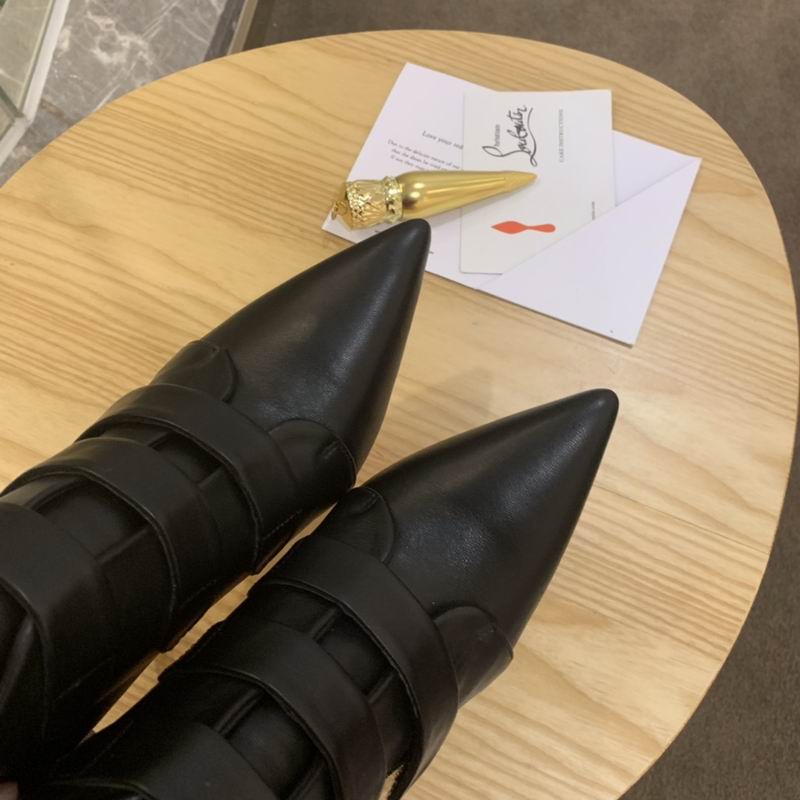 Leather Strap Boots