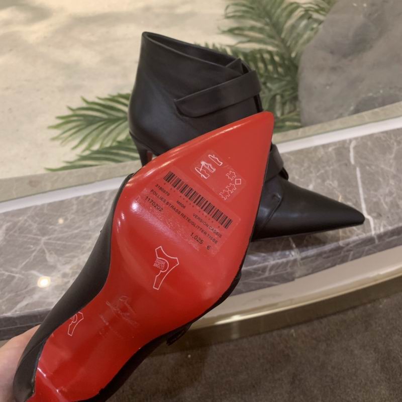Leather Strap Boots