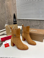 Women’s Tan Suede Ankle Boots