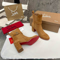 Women’s Tan Suede Ankle Boots
