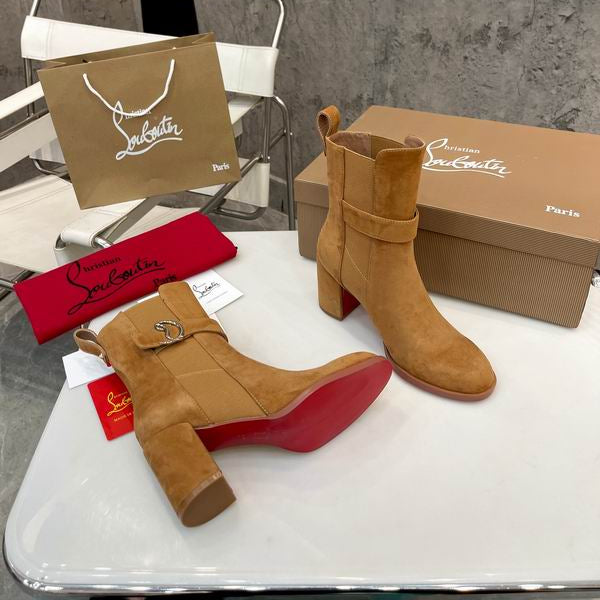 Women’s Tan Suede Ankle Boots