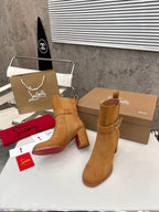 Women’s Tan Suede Ankle Boots
