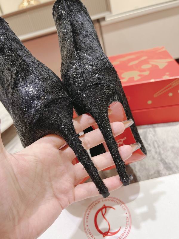 Glitter Ankle Boots