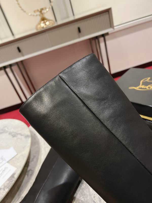 Leather Stiletto Boots
