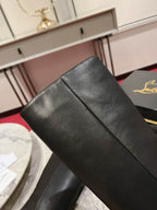 Leather Stiletto Boots
