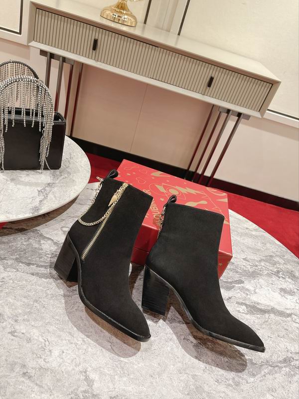 Black Suede Ankle Boots