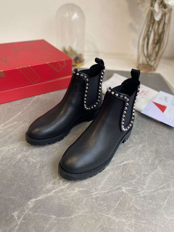 Leather Studded Boots