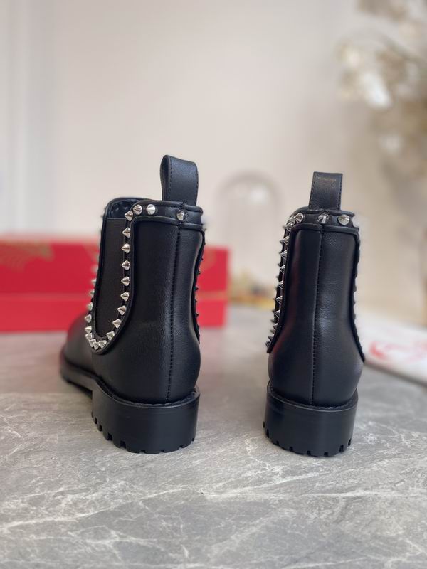 Leather Studded Boots