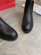 Leather Studded Boots