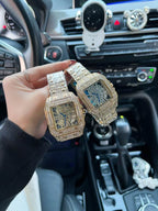 Iced Square Luxury Watch