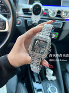 Iced Square Luxury Watch