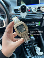 Iced Square Luxury Watch