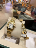 Square Case Steel Watch