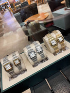 Square Case Steel Watch