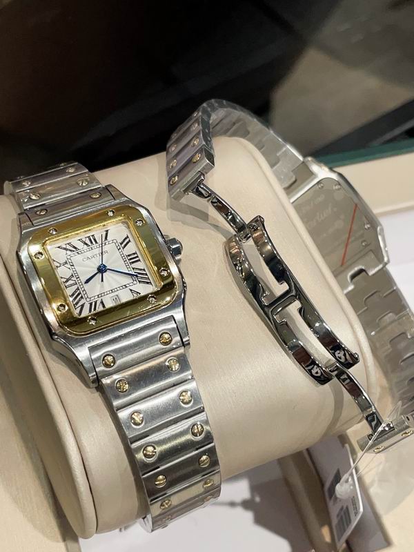 Square Case Steel Watch