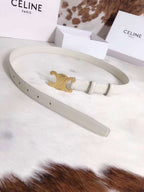 Slim Leather Belt